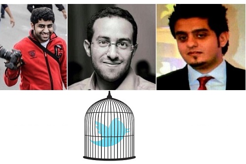 Left to right: Hussain Hubail, Mohamed Hasan, AbdulAziz Mosa